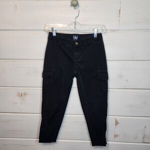 American Living Black Cotton-Blend Cargo Pants 8